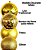 Jogo 16 Bolas Natal Mista Luxo Textura Boneco de Neve Dourado 10cm - Master Christmas - Imagem 5