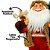 Papai Noel Rústico Colete Xadrez Pergaminho e Saco Presentes Decor 30cm - Magizi - Imagem 2