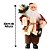 Papai Noel Rústico 30cm Casaco Xadrez e Veludo com Lamparina - Magizi - Imagem 5