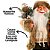 Papai Noel Rústico Grande 60cm Casaco Creme Veludo e Lantejoula Luxo com Lamparina - Magizi - Imagem 3