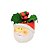 Jogo 2 Mini Vasos Decorativos Cerâmica Natal Papai Noel e Boneco de Neve Folhagens e Berries 13cm - Master Christmas - Imagem 8