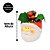 Jogo 2 Mini Vasos Decorativos Cerâmica Natal Papai Noel e Boneco de Neve Folhagens e Berries 13cm - Master Christmas - Imagem 7