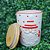 Jogo 2 Potiche Decorativo Natal Papai Noel Cerâmica Tampa Hermética Bambu 1000ml - Master Christmas - Imagem 3