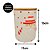 Potiche Decorativo Natal Papai Noel Cerâmica Tampa Hermética Bambu 1000ml - Master Christmas - Imagem 4