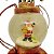 Globo de Neve Natalino Vidro Papai Noel e Lampião em Metal Rústico 20cm - Nataluz - Imagem 4