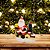 Papai Noel Decorativo Cerâmica Iluminada Casa e Pinheiro LED Color 15cm - Nataluz - Imagem 6