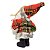 Kit 3 Papai Noel Decorativo Mix Vermelho, Vinho e Xadrez 15cm - Magizi - Imagem 7