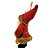 Papai Noel Decorativo Casaco Vermelho e Marrom 15cm - Magizi - Imagem 4