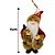 Papai Noel Decorativo Casaco Vermelho e Marrom 15cm - Magizi - Imagem 3