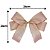 Conjunto 6 Laços Natal Grande Rosê Gold Borda Dourada 24cm - Decor Natal - Imagem 3