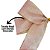 Conjunto 4 Laços Natal Grande Rosê Gold Borda Dourada 24cm - Decor Natal - Imagem 4