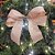 Conjunto 4 Laços Natal Grande Rosê Gold Borda Dourada 24cm - Decor Natal - Imagem 2