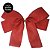 Kit 6 Laços Natalinos Pronto Tecido Vermelho Brilho Suave 24cm - Decor Natal - Imagem 5