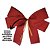 Kit 4 Laços Natalinos Pronto Tecido Vermelho Brilho Suave 24cm - Decor Natal - Imagem 9