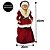 Mamãe Noel Decorativa Vestido Vinho e Creme Luxo 45cm - Noel Decor - Imagem 4