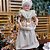 Mamãe Noel Decorativa Vestido Rosê e Pérola Luxo 45cm - Noel Decor - Imagem 4