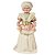 Mamãe Noel Decorativa Vestido Rosê e Pérola Luxo 45cm - Noel Decor - Imagem 1