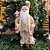Papai Noel Decorativo Casaco Luxo Rosê e Pérola 45cm - Noel Decor - Imagem 2