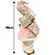 Papai Noel Decorativo Casaco Luxo Rosê e Pérola 45cm - Noel Decor - Imagem 5
