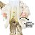 Jogo Casal Papai e Mamãe Noel Decorativo Casaco Pelúcia Luxo Branco e Dourado 50cm - Noel Decor - Imagem 4
