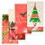 Jogo 4 Pacotes Guardanapos Decorados Natal Estampas Diversas 20x11cm - Magizi - Imagem 1