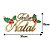 Placa Feliz Natal Glitter Decorado Dourado 31cm - Magizi - Imagem 2