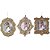 Kit Porta Retrato Glitter Champanhe Gold Para Árvore Natal 10cm 6 Peças - Magizi - Imagem 8