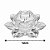 Kit 2 Porta Velas Castiçal Flor de Lotus Vidro Transparente Luxo - Tuut - Imagem 6