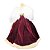 Jogo 2 Anjos Decor Natal Ponteira Árvore Veludo Vinho Luxo 40cm e 30cm - Noel Decor - Imagem 9