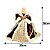 Anjo Decorativo Natal Ponteira Árvore Veludo Vinho e Dourado Luxo 30cm - Noel Decor - Imagem 7