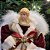 Anjo Decorativo Natal Ponteira Árvore Veludo Vinho e Dourado Luxo 30cm - Noel Decor - Imagem 2