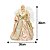 Jogo 2 Anjos Decor Natal Ponteira Árvore Rosê Gold Luxo 40cm e 30cm - Noel Decor - Imagem 10