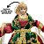 Anjo Decorativo Natal Pendente Seda Luxo Vermelho e Verde 17cm - Noel Decor - Imagem 8