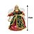 Anjo Decorativo Natal Pendente Seda Luxo Vermelho e Verde 17cm - Noel Decor - Imagem 6