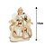 Anjo Decorativo Natal Pendente Rústico Bege Estampado Renas 17cm - Noel Decor - Imagem 5