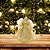 Anjo Decorativo Natal Pendente Luxo Lantejoulas Dourado 17cm - Noel Decor - Imagem 6