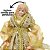 Anjo Decorativo Natal Pendente Luxo Lantejoulas Dourado 17cm - Noel Decor - Imagem 3