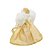 Anjo Decorativo Natal Pendente Luxo Lantejoulas Dourado 17cm - Noel Decor - Imagem 7