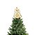 Jogo 3 Anjos Decor Natal Ponteira Árvore Veludo Branco e Dourado Luxo - Noel Decor - Imagem 3