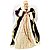Anjo Decorativo Natal Ponteira Árvore Veludo Vinho e Dourado Luxo 60cm - Noel Decor - Imagem 1