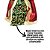Jogo 3 Anjos Decorativo Natal Pendente Seda Luxo Vermelho e Verde 17cm - Noel Decor - Imagem 4