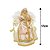 Kit 3 Anjos Decorativos Natal Pendente Luxo Rosê e Dourado 17cm - Noel Decor - Imagem 5