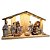 Presépio Decorativo Iluminado LED Madeira 9 Peças Poliresina 29cm - Magizi - Imagem 1