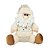 Papai Noel Sentado Pelúcia Star Gold Champanhe 25cm - Magizi - Imagem 1