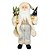 Papai Noel Decorativo Casaco Crochê Rústico Mini Pinheiro e Saco de Presentes 40cm - Magizi - Imagem 1