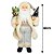 Papai Noel Decorativo Casaco Crochê Rústico Mini Pinheiro e Saco de Presentes 40cm - Magizi - Imagem 3