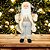 Papai Noel Decorativo Casaco Crochê Rústico Mini Pinheiro e Saco de Presentes 40cm - Magizi - Imagem 5