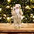 Papai Noel Decorativo 30cm Gorrinho Guizo, Saco de Presentes Decorado Dourado - Magizizo - Imagem 2