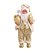 Papai Noel Decorativo 30cm Gorrinho Guizo, Saco de Presentes Decorado Dourado - Magizizo - Imagem 1