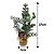 Arranjo Enfeite de Mesa Rústico Natal Folhagens e Pinha Natural 37cm - Magizi - Imagem 3